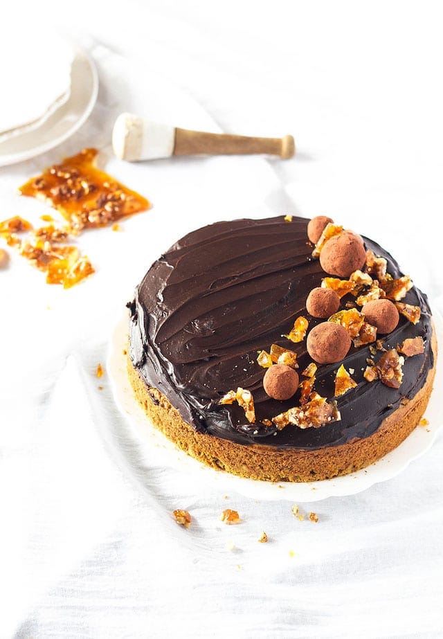 Chocolate Ganache Carrot Cake