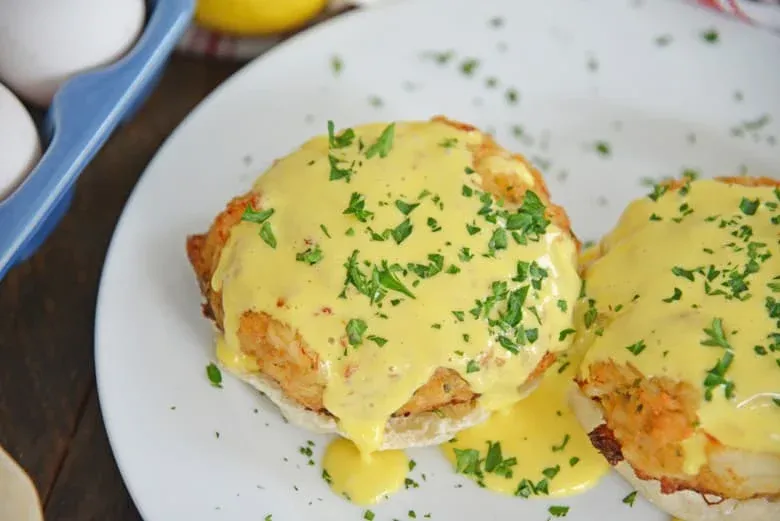 Crab Cakes Hollandaise