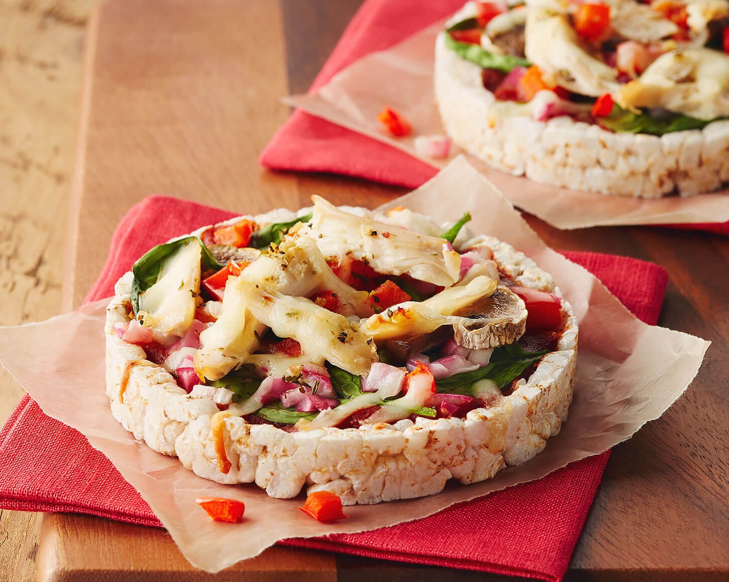 Pizza Rice Cakes