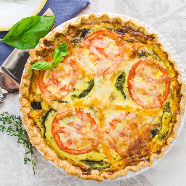 Ratatouille Quiche