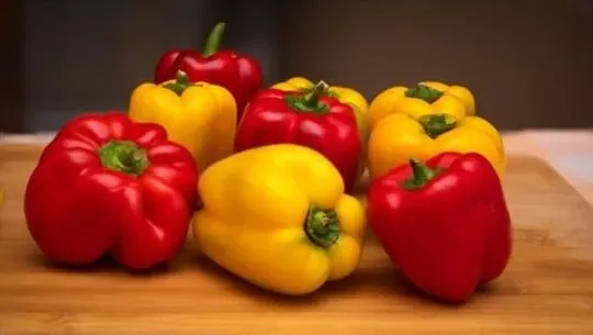 Red and Yellow Bell Peppers