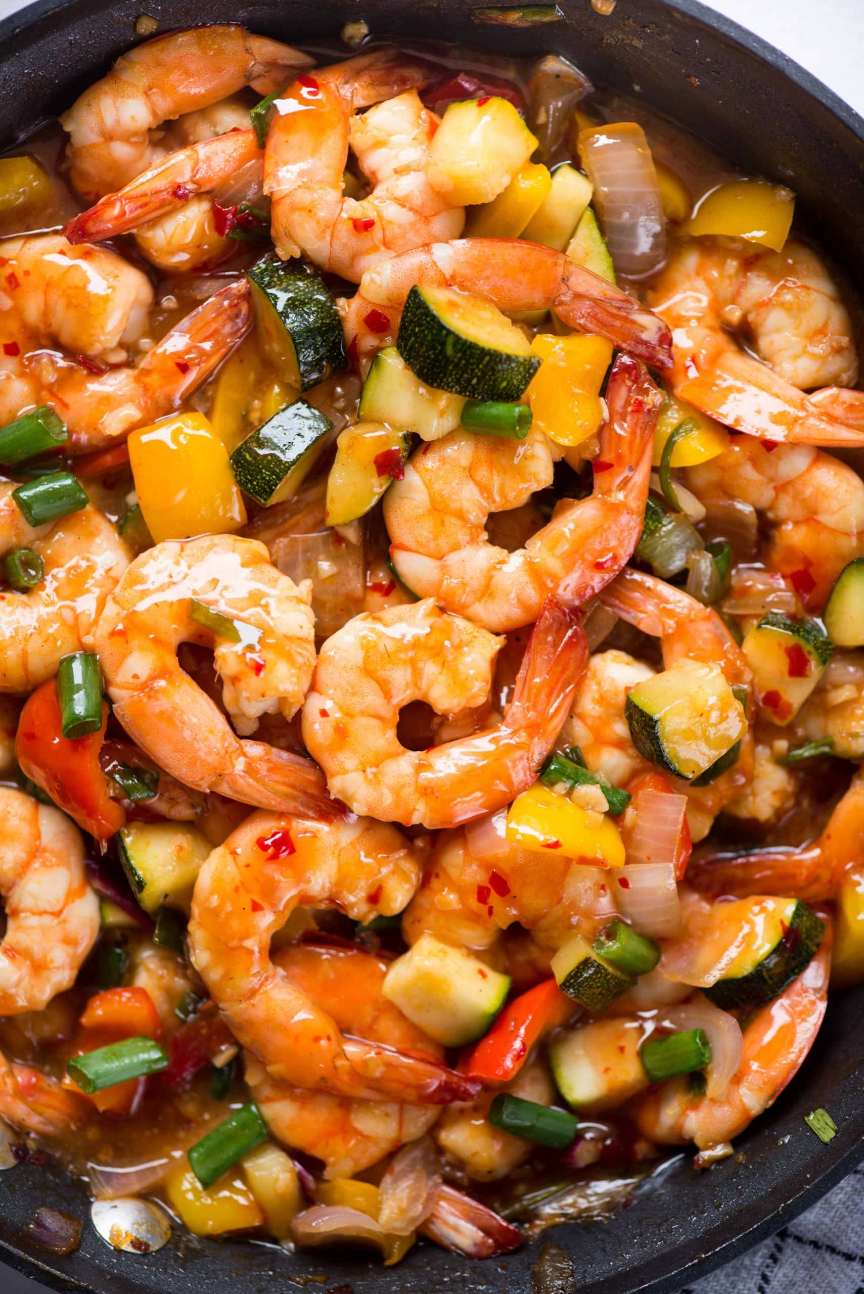 Sweet Chili Shrimp Stir Fry