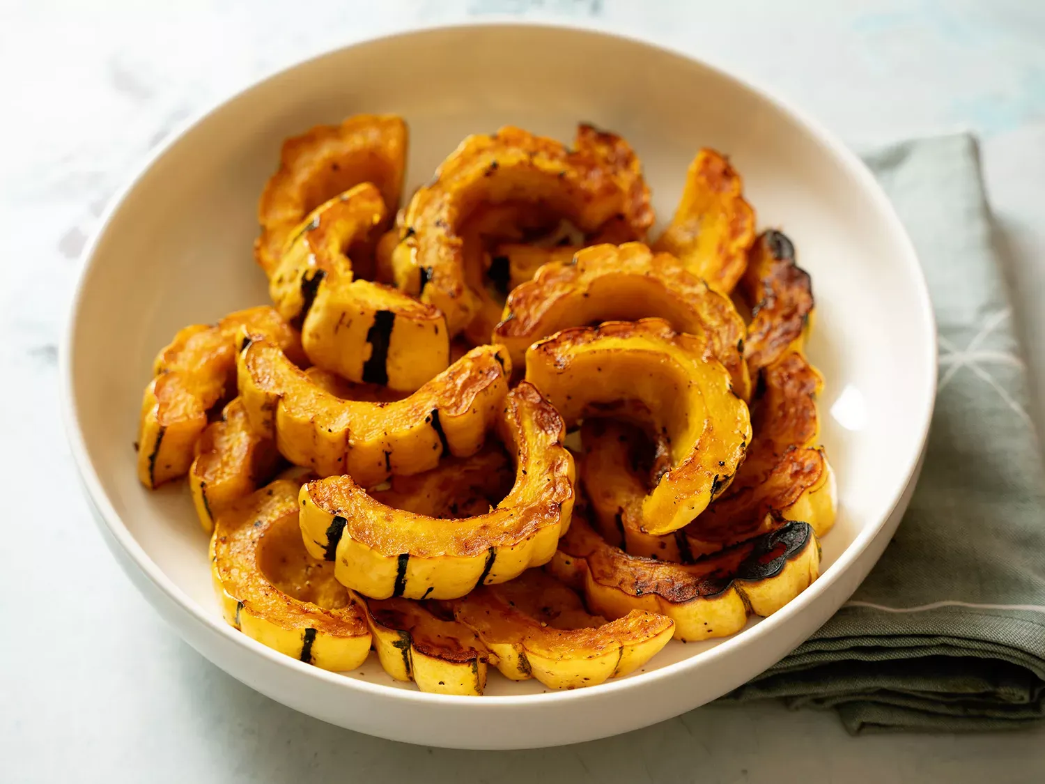 How to Microwave Delicata Squash