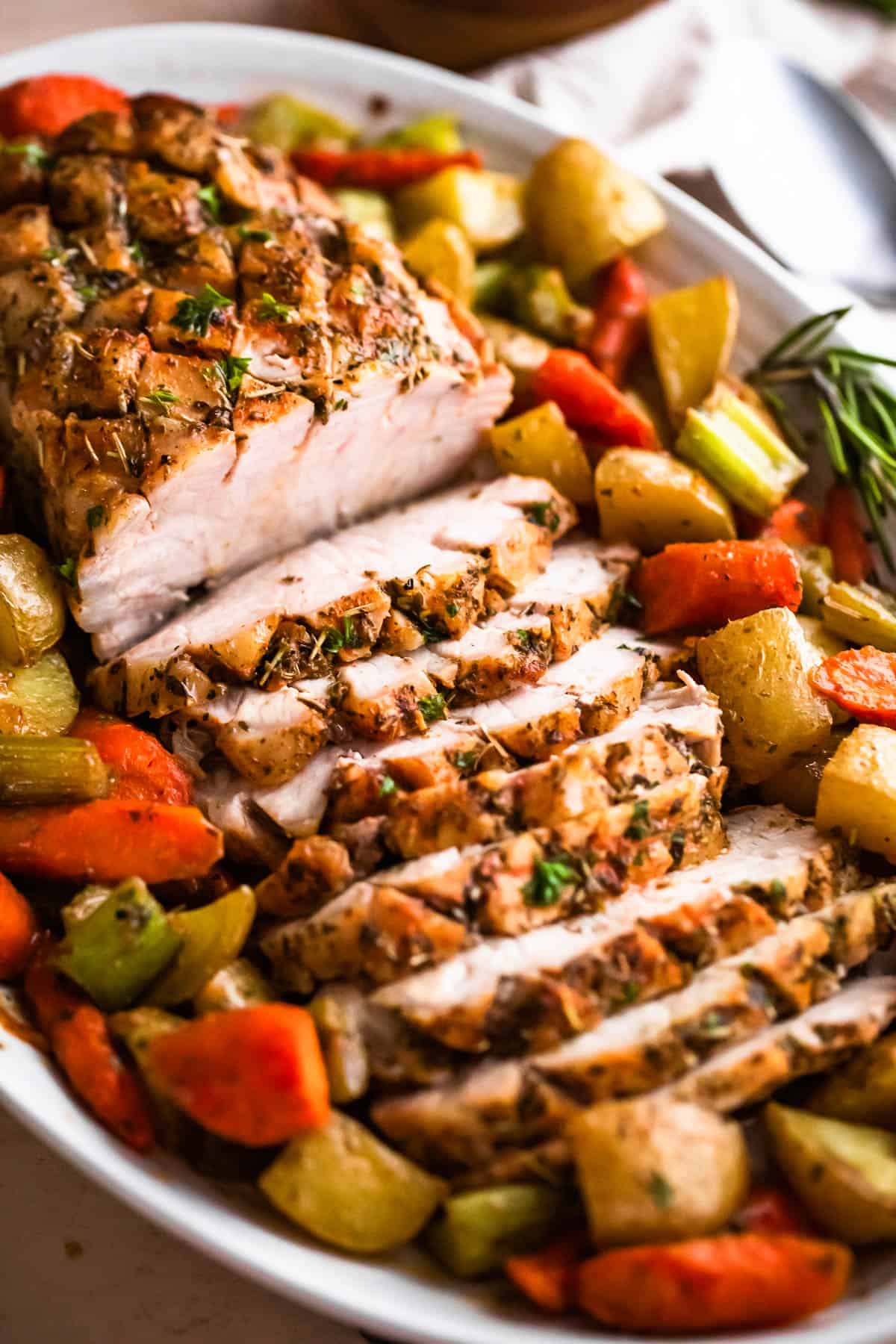 Pork Loin Roast with Vegetables