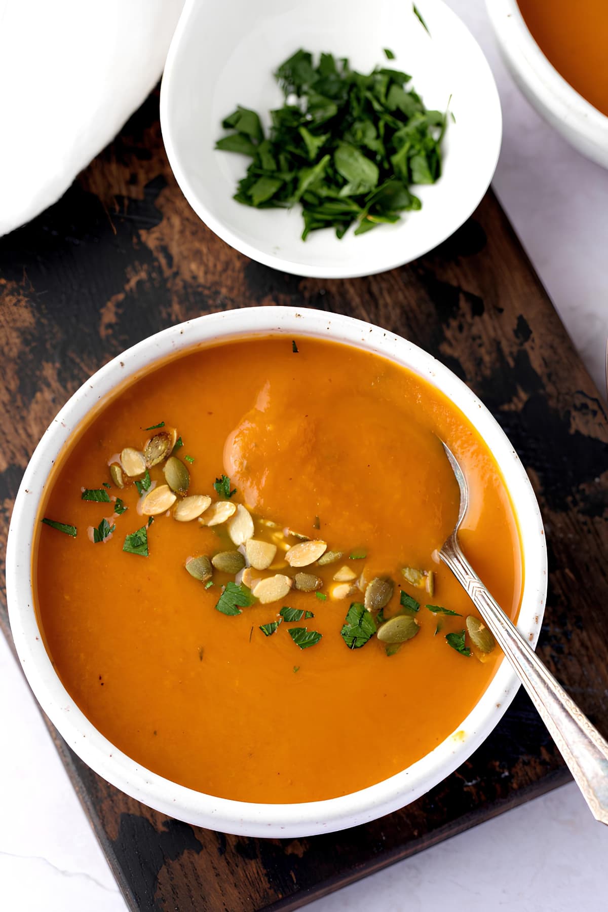 creamy pumpkin soup
