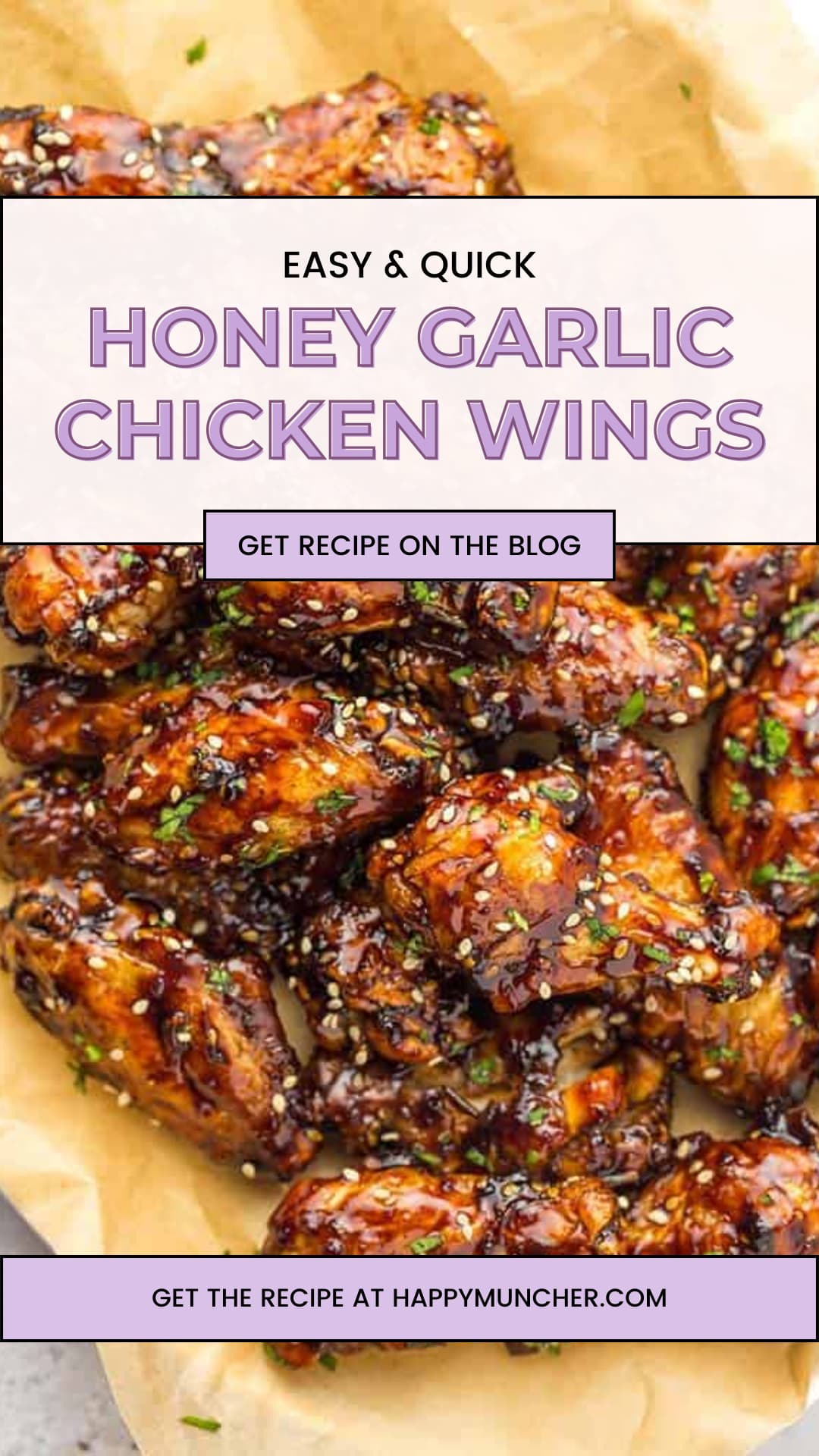 Honey Garlic Chicken Wings