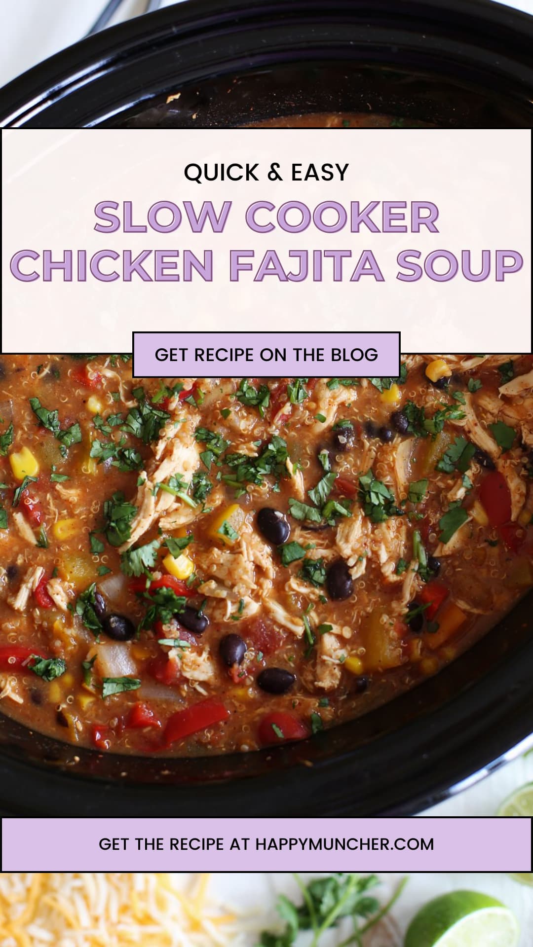 Slow Cooker Chicken Fajita Soup