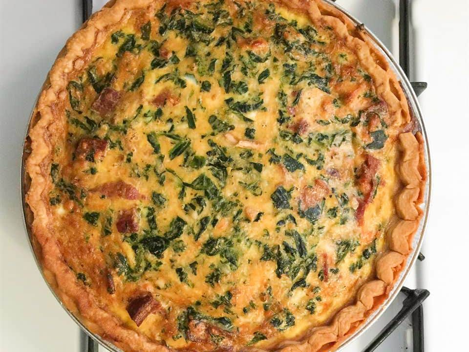 Bacon Spinach Quiche