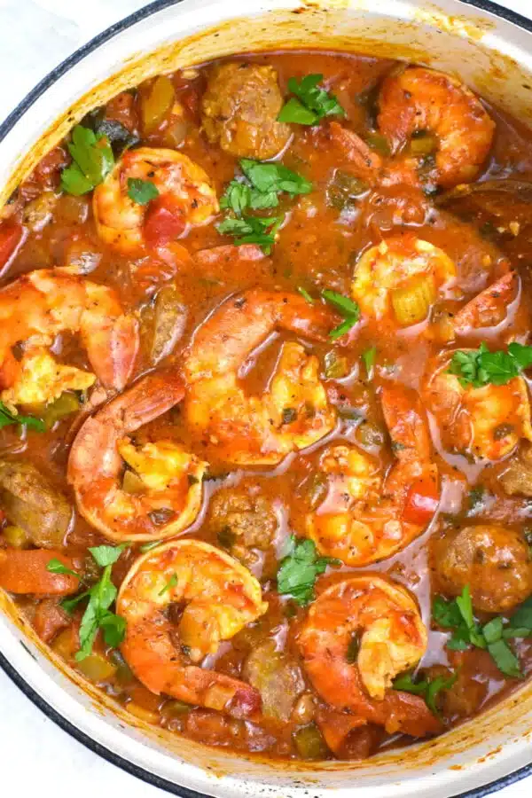 Shrimp Creole with Sausage