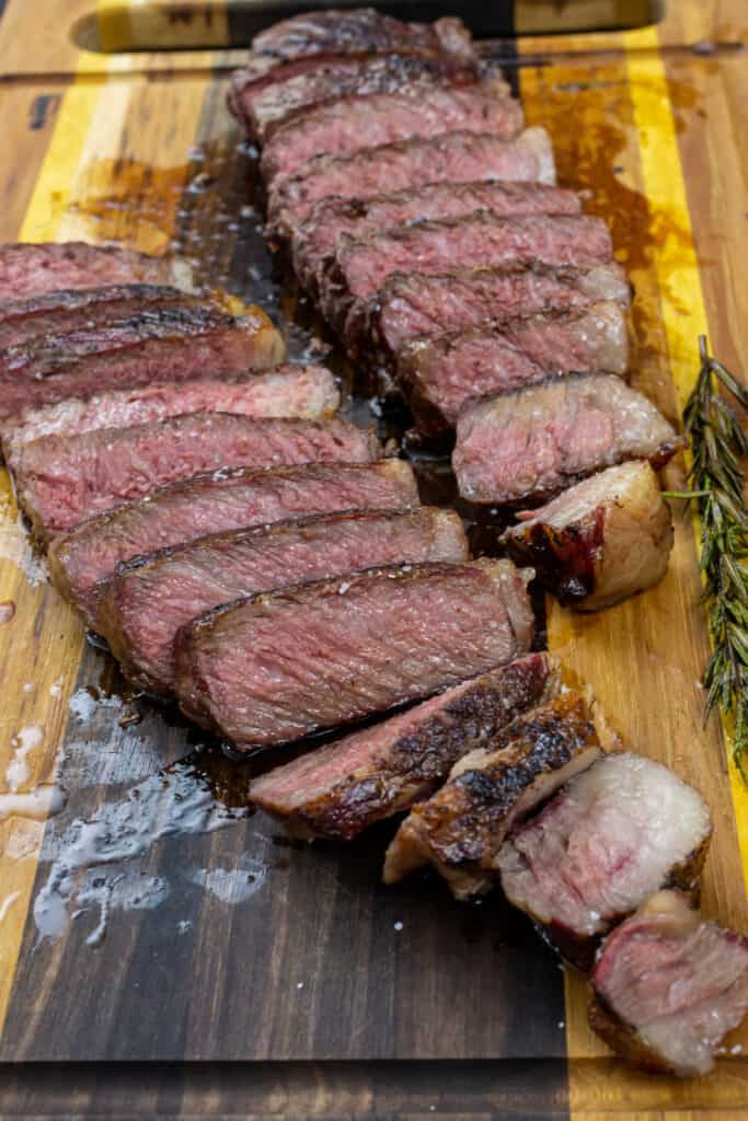 Scrumptious homemade Smoked New York Strip Steak
