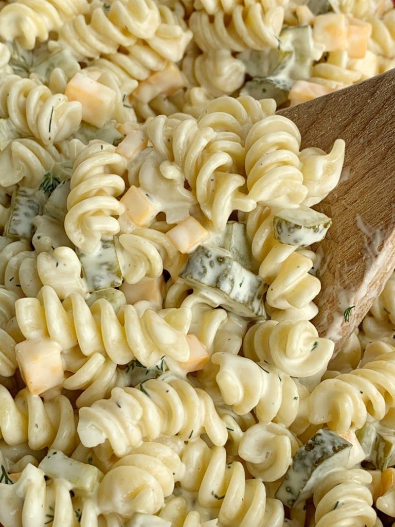 Dill Pickle Pasta Salad