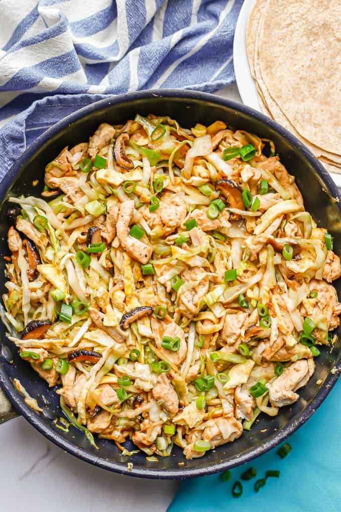 Moo Shu Chicken (Easy Recipe)