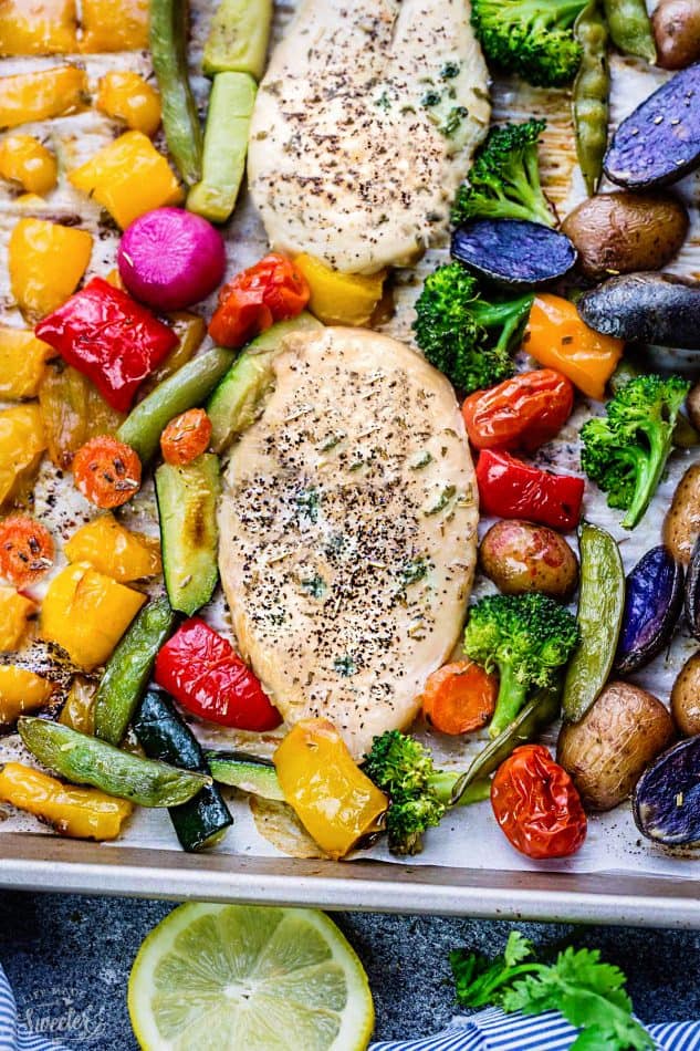Sheet Pan Lemon Herb Chicken
