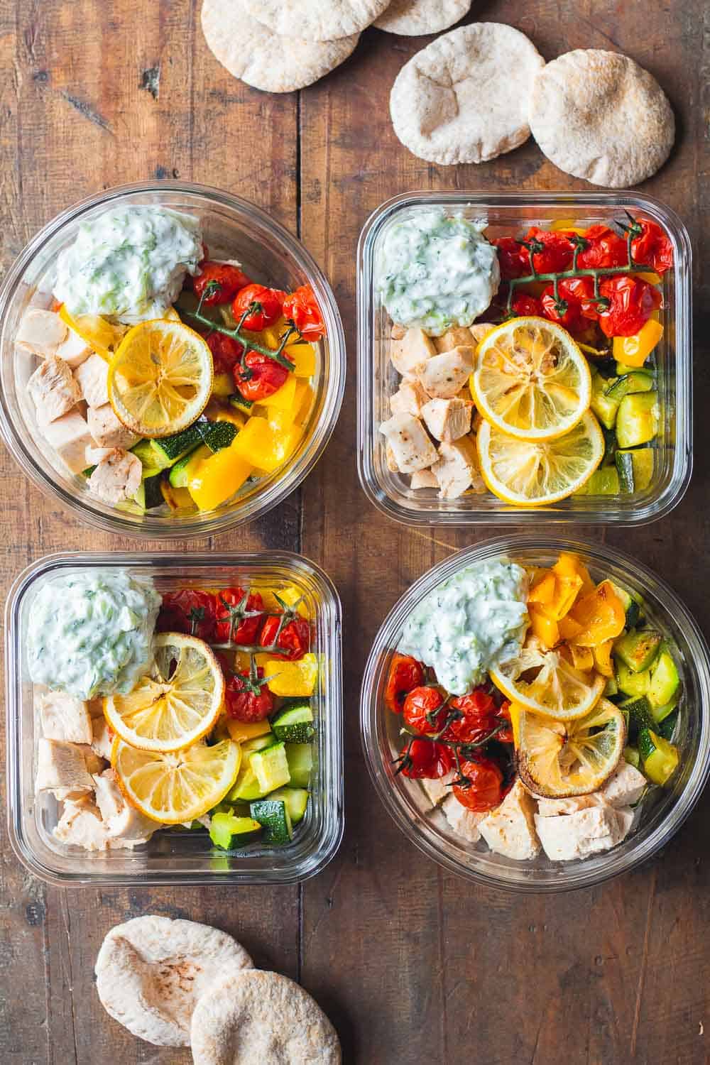 Greek Chicken Meal Prep Bowls