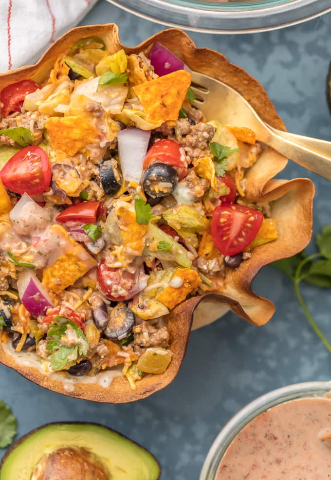 Taco Salad Bowl: