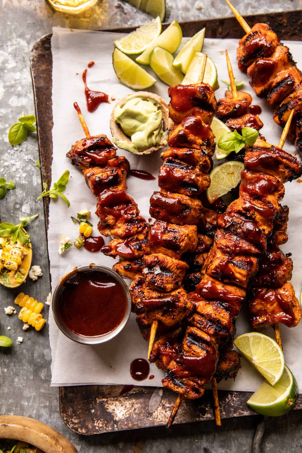 BBQ Chicken Kebabs
