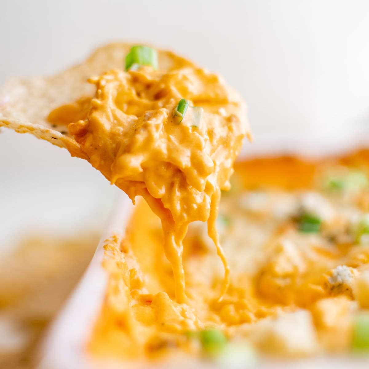 Cheesy Buffalo Chicken Dip
