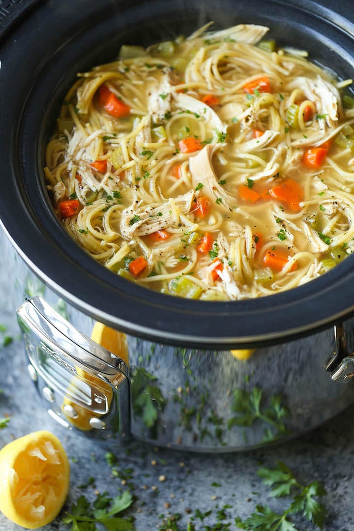 Crockpot Chicken Noodle Soup