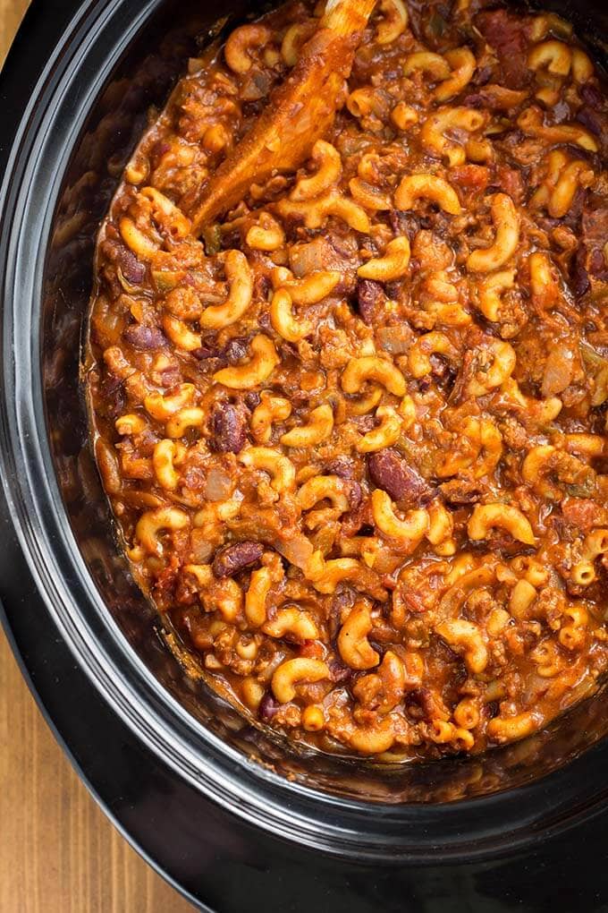 Crockpot Chili Mac