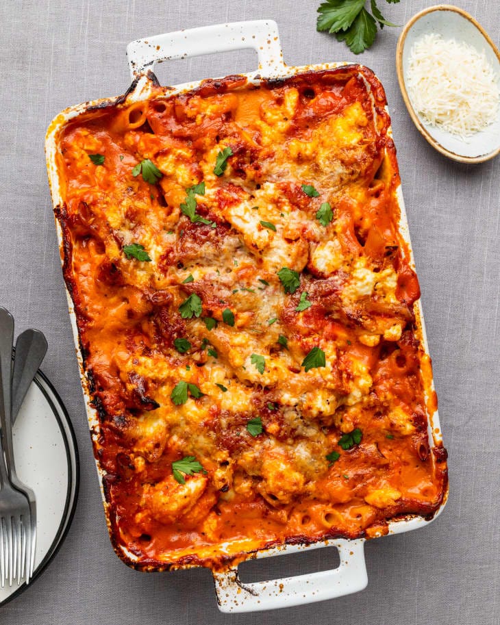 No-Boil Baked Ziti

