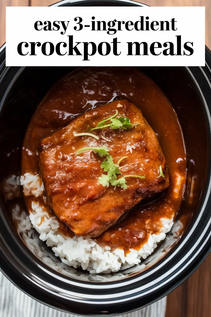 13 Ridiculously Easy 3-Ingredient Crockpot Meals You'll Love