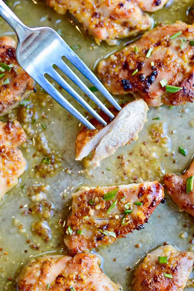 3-Ingredient Honey Mustard Chicken