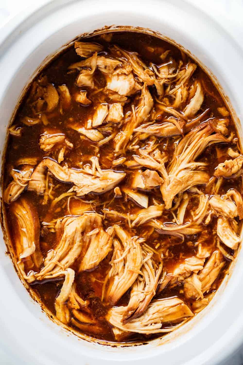 3-Ingredient Crock Pot BBQ Chicken