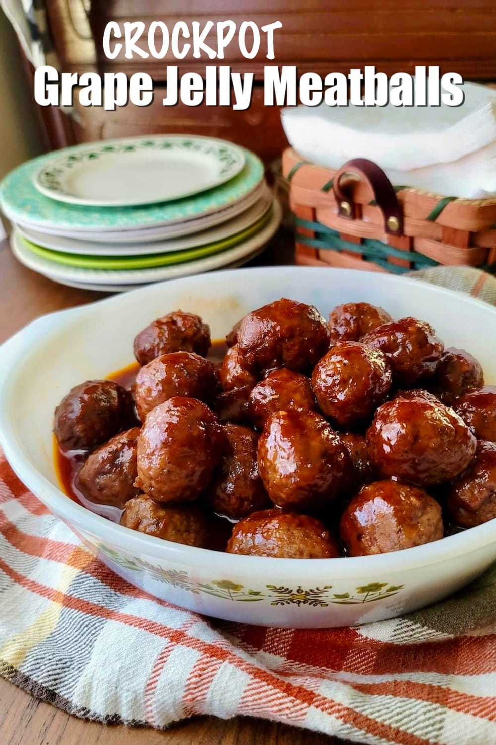 3-Ingredient Grape Jelly Meatballs