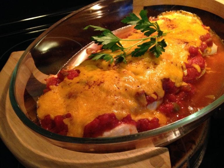 3-Ingredient Salsa & Cheese Chicken