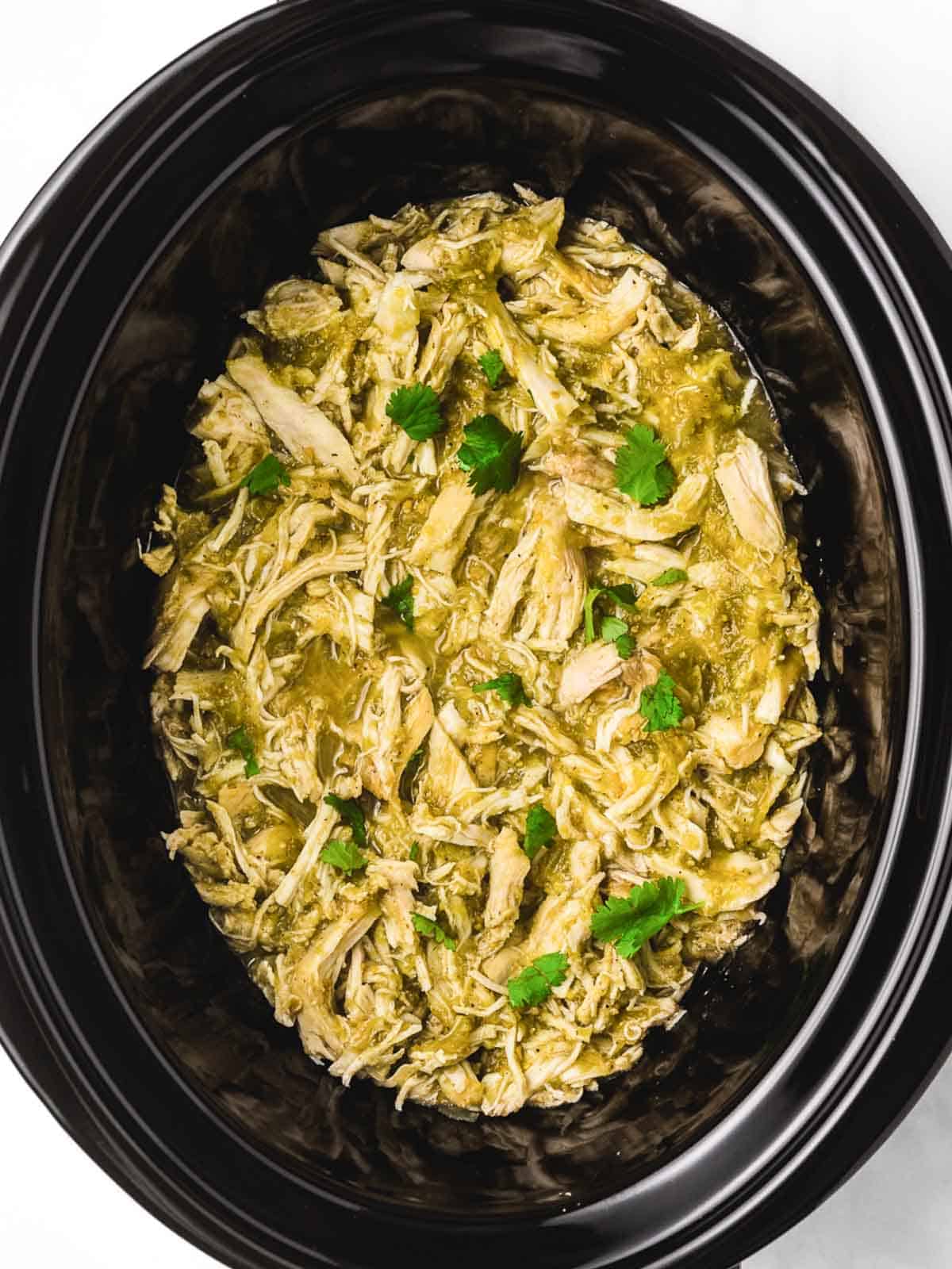 5-Minute Prep Crockpot Salsa Verde Chicken