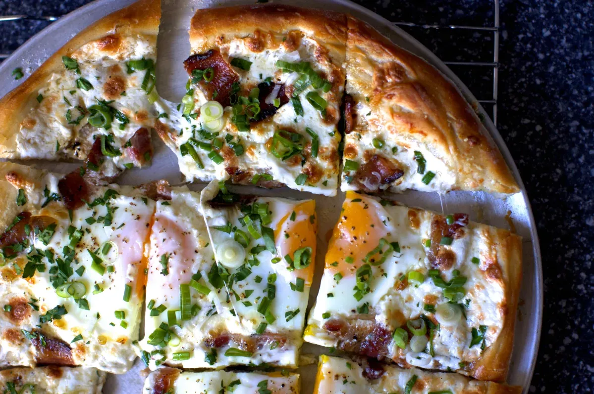 Breakfast Pizza for Dinner Recipe