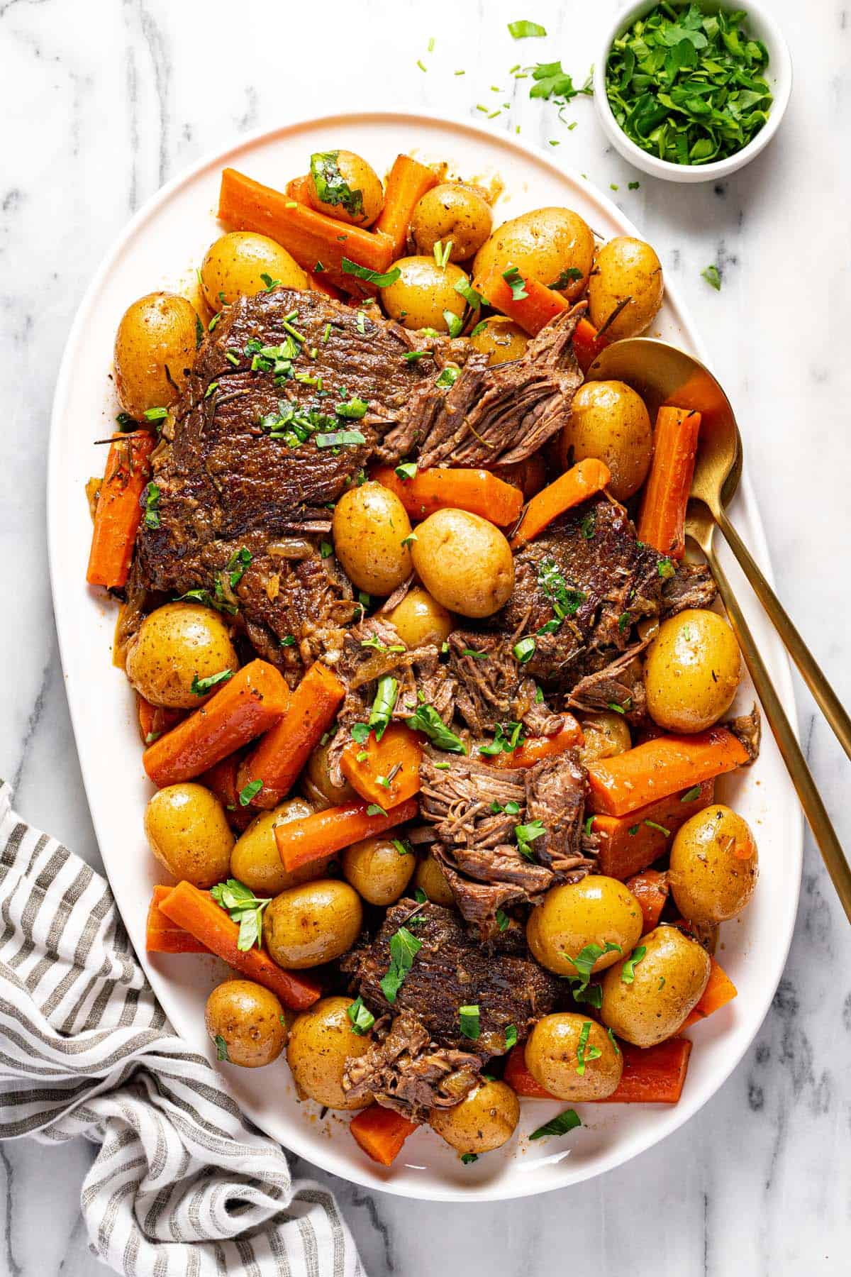 Crockpot Chipotle Beef Roast with Carrots and 5-Minute Prep
