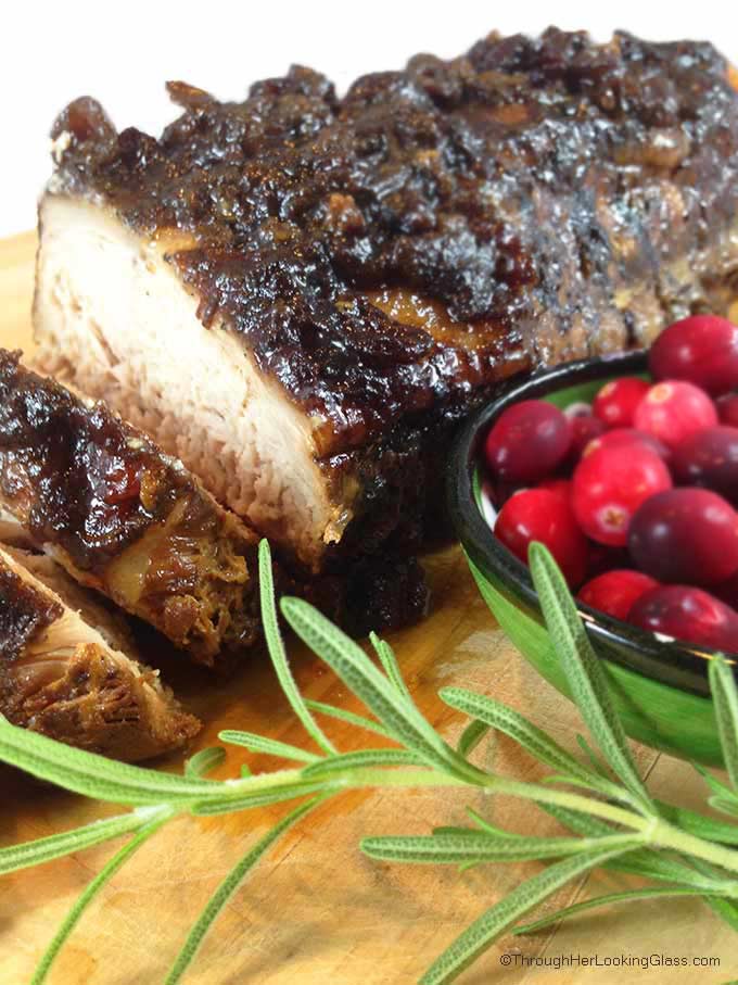 Crockpot Cranberry Pork Roast with 5-Minute Prep