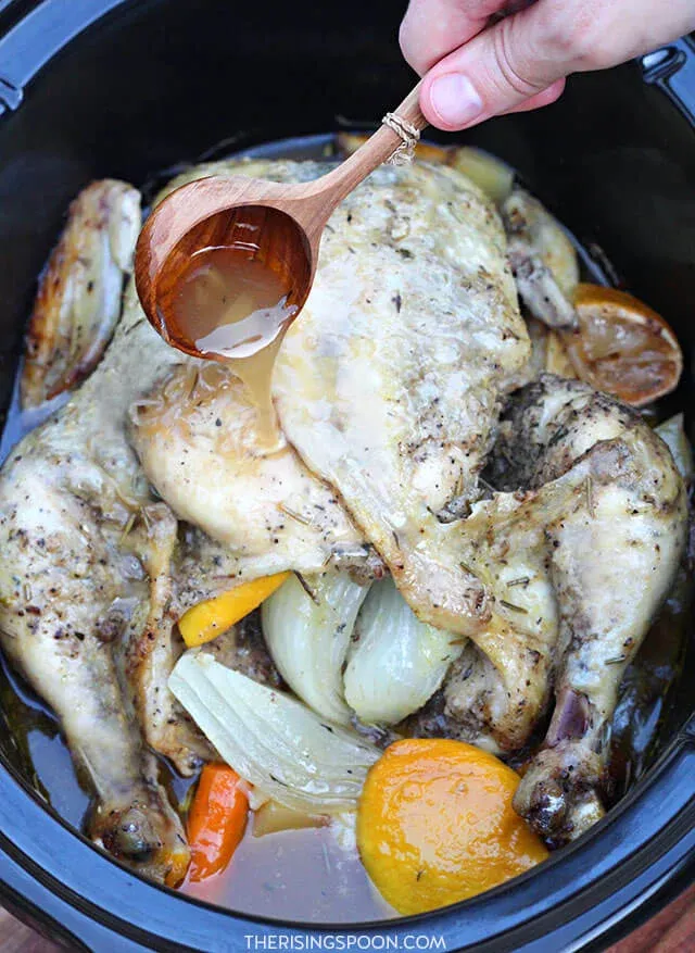 Crockpot Lemon Pepper Chicken with 5-Minute Prep