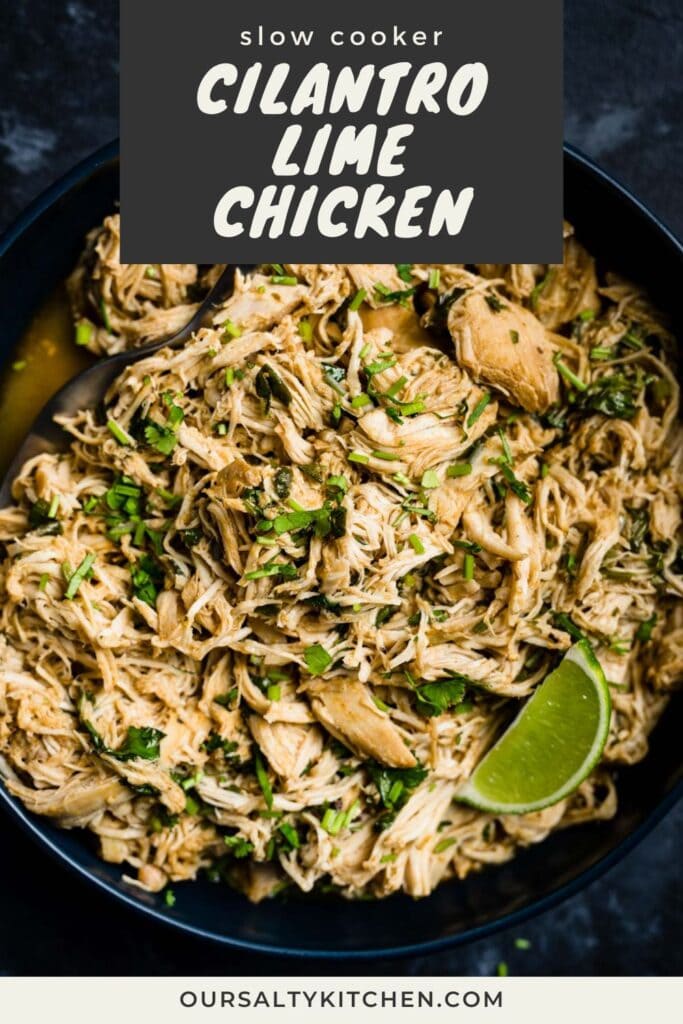 Dump-and-Run Crockpot Cilantro Lime Chicken Fajitas