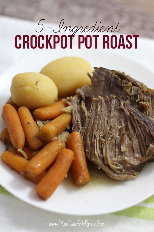 Dump-and-Run Crockpot Easy Pot Roast Dinner