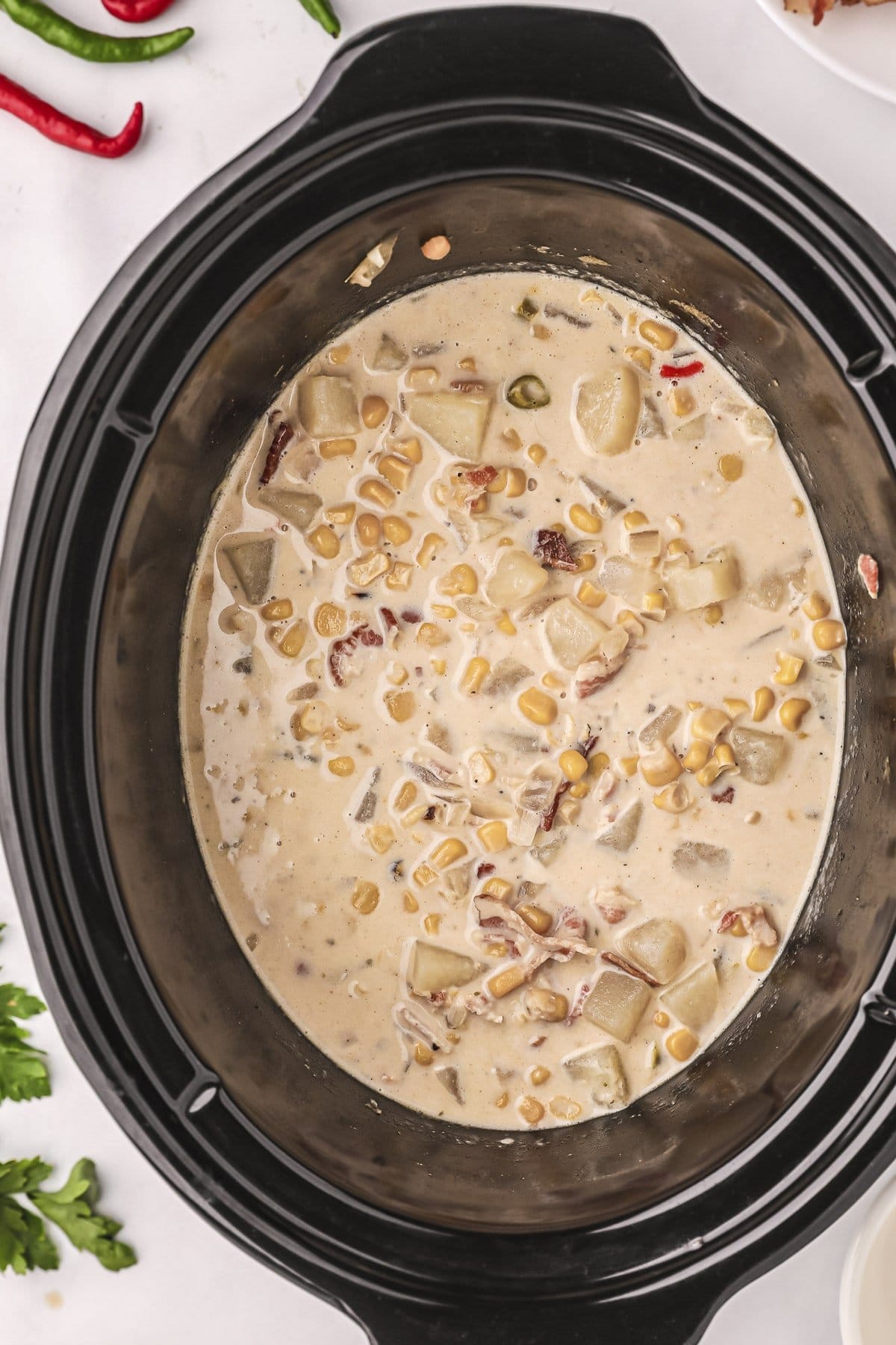 Dump-and-Run Crockpot Maine Corn Chowder