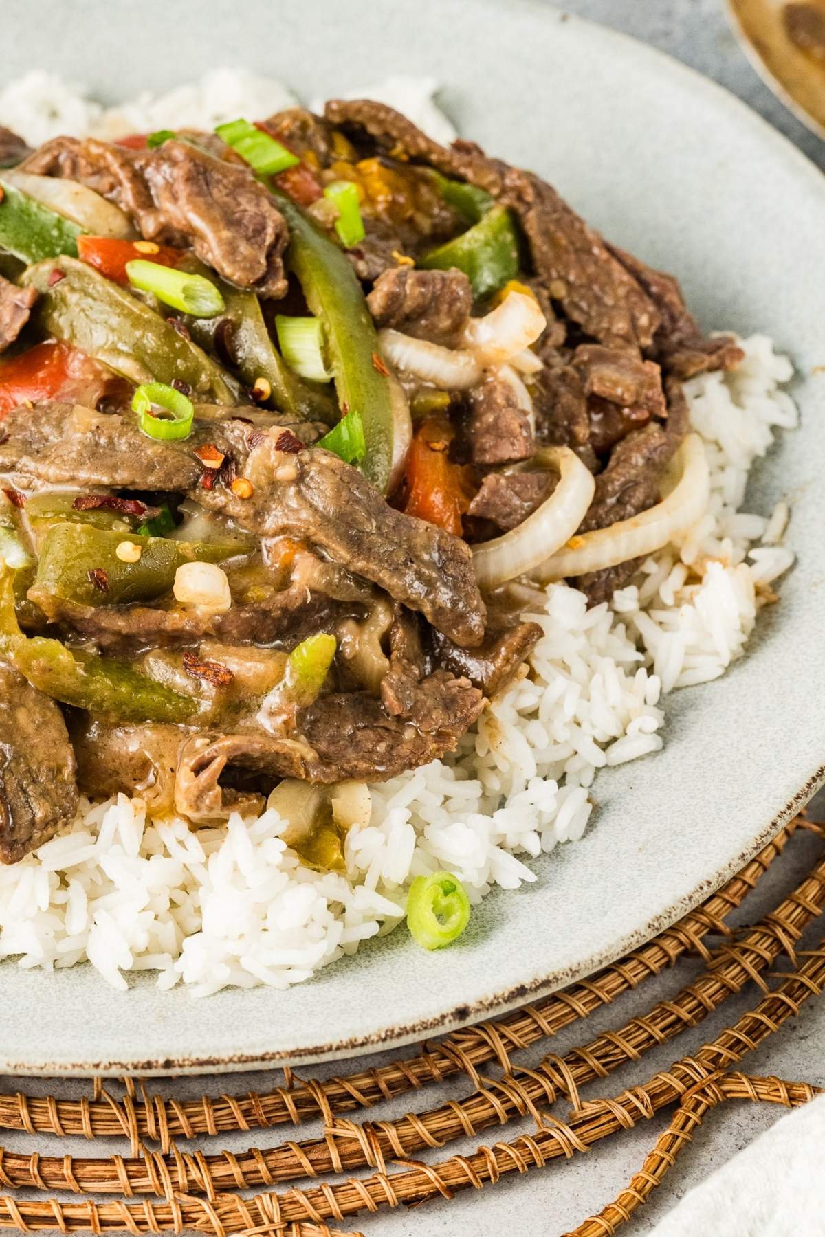 Dump-and-Run Crockpot Pepper Steak