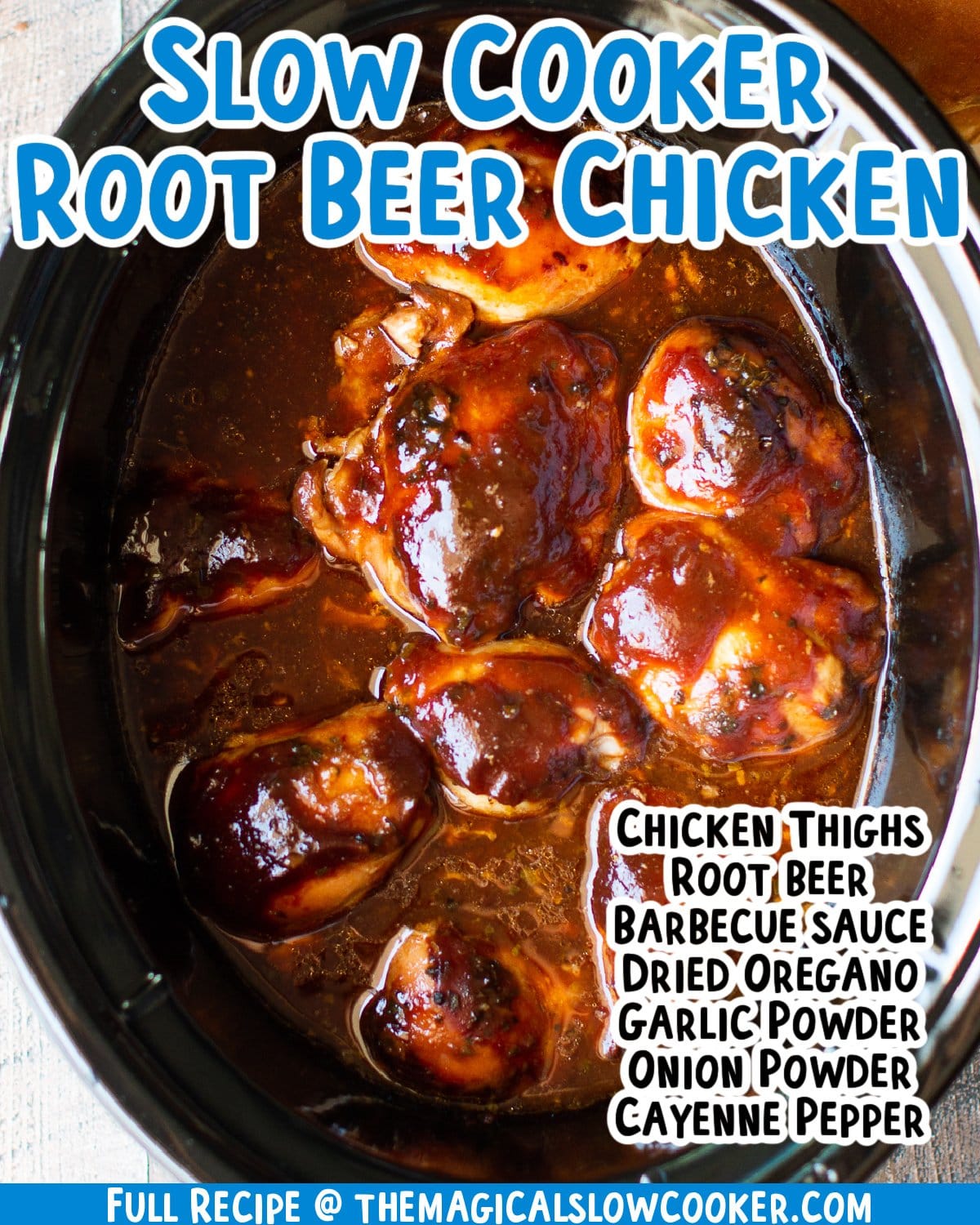 Dump-and-Run Crockpot Root Beer Chicken