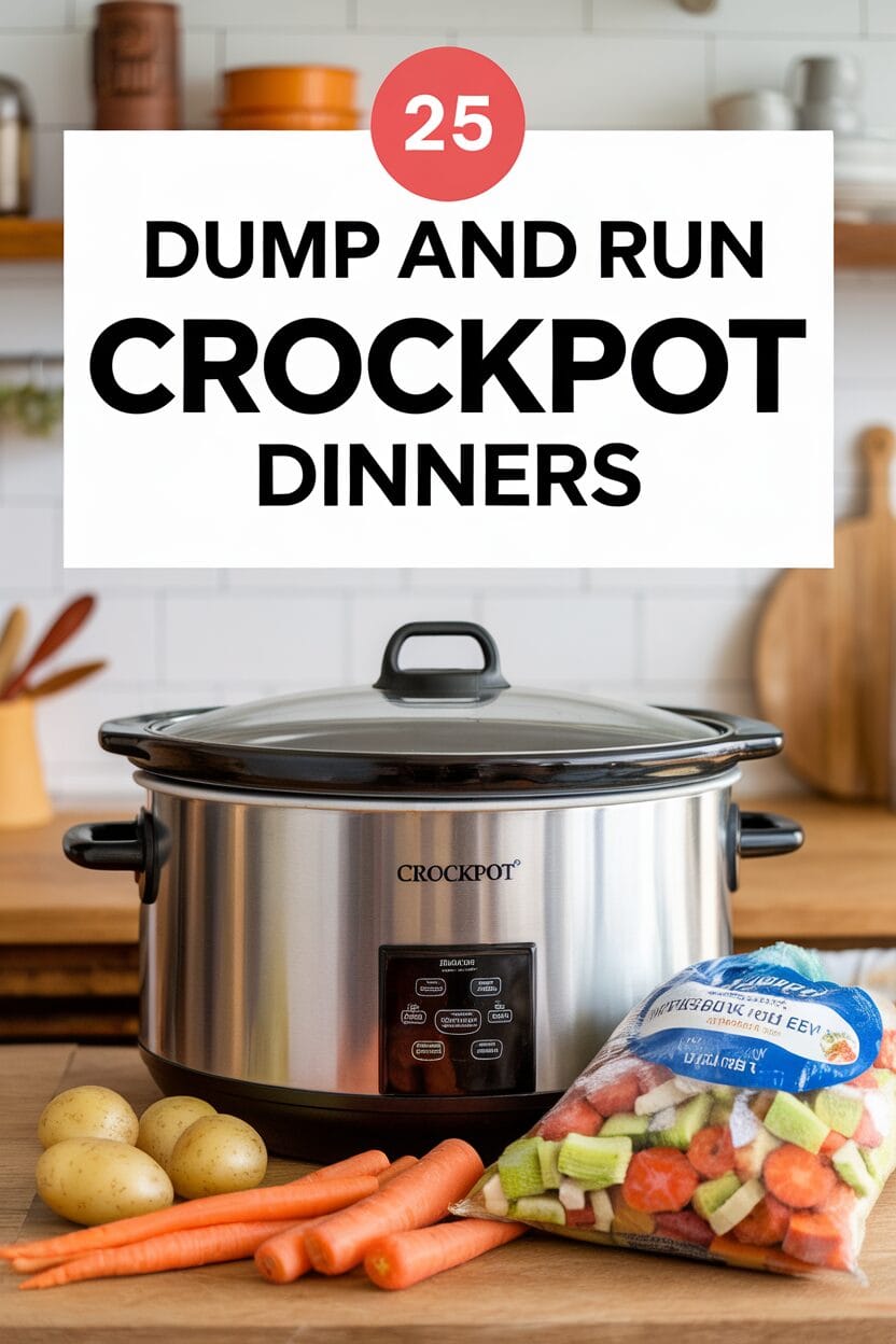 25 Dump and Run Crockpot Dinners