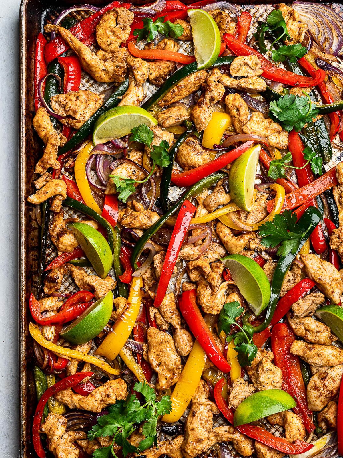 Sheet Pan Chicken Fajitas
