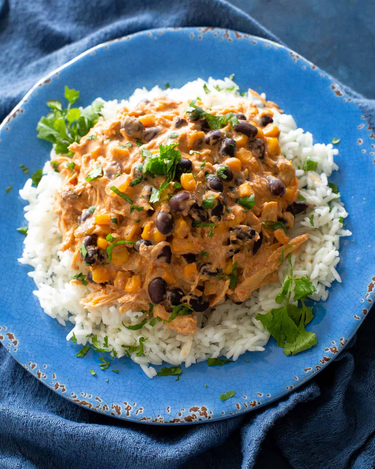 Very Easy Crockpot Fiesta Chicken