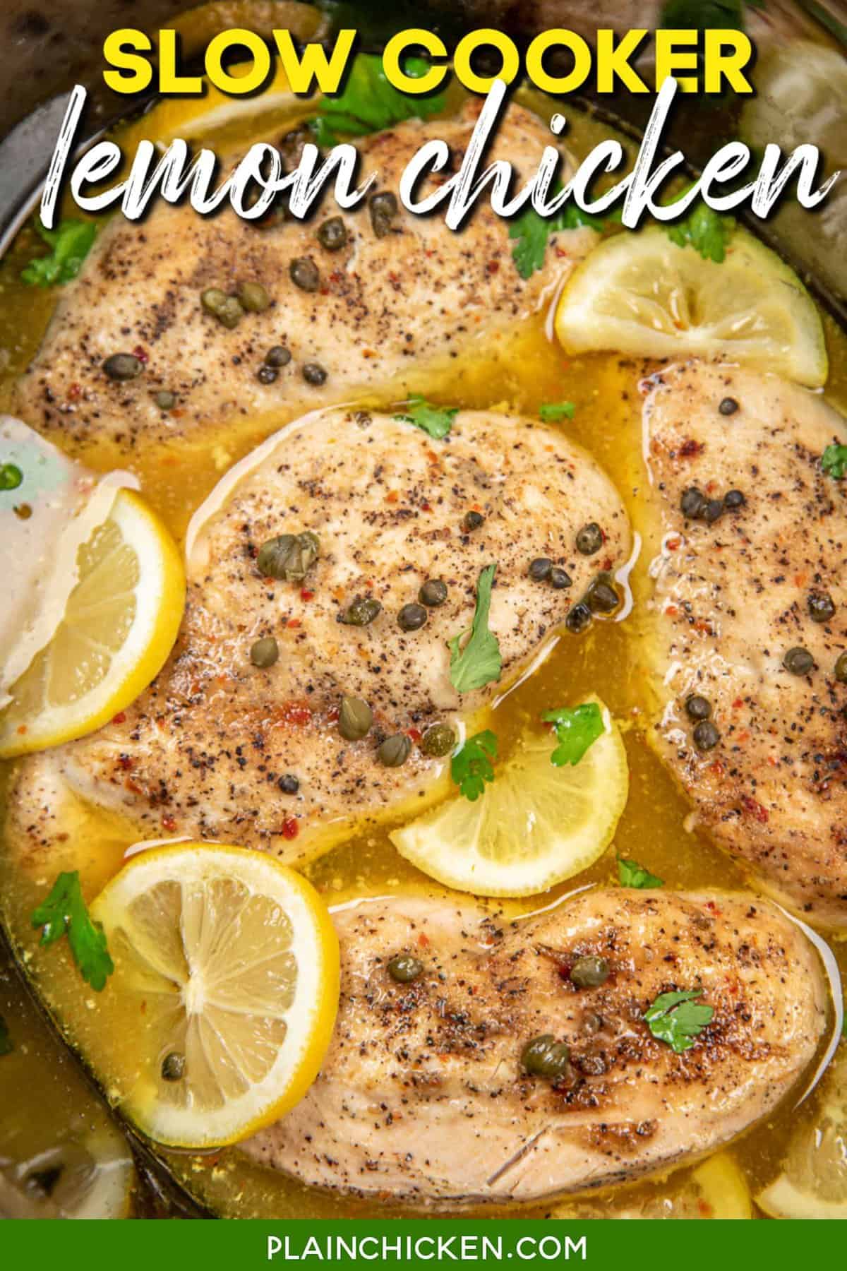 Very Easy Crockpot Lemon Chicken
