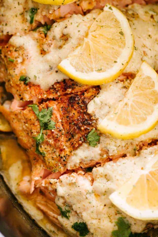 Very Easy Crockpot Salmon