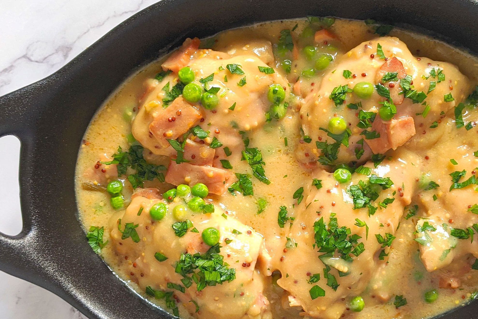 Very Easy Slow Cooker Honey Mustard Chicken