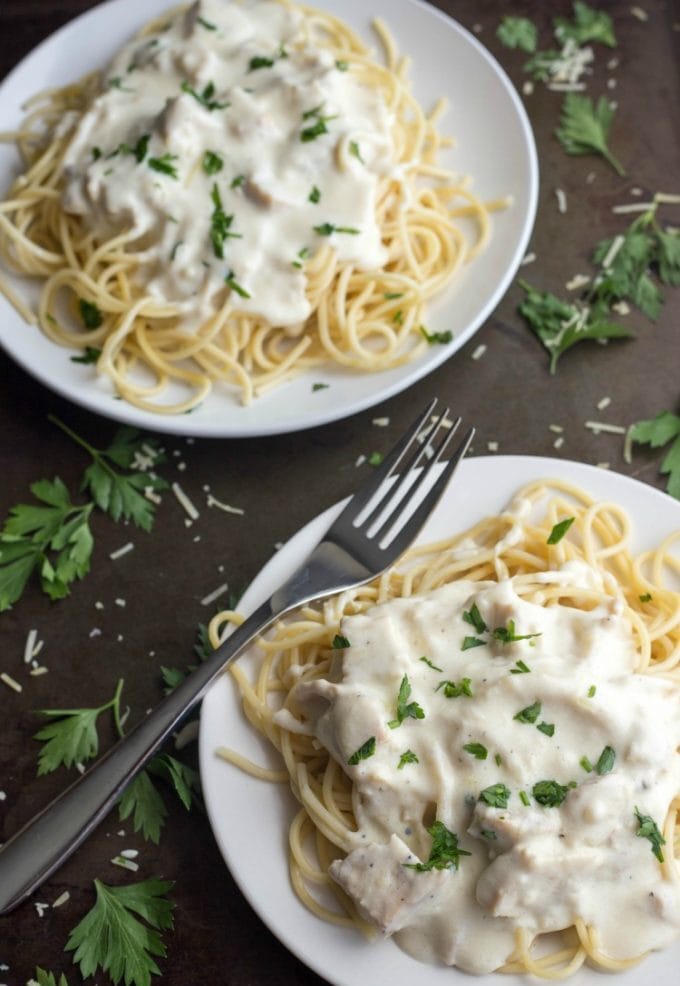 15 Minute Chicken Alfredo