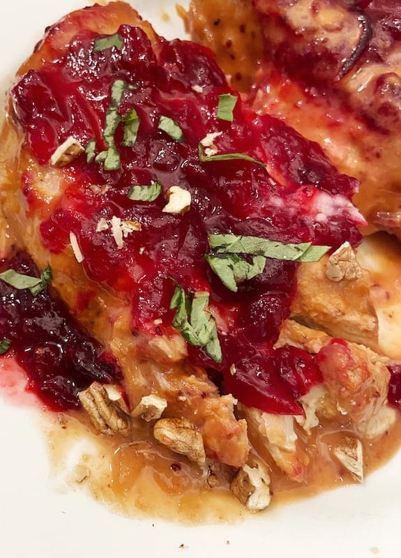 4 Ingredient Slow Cooker Cranberry Chicken