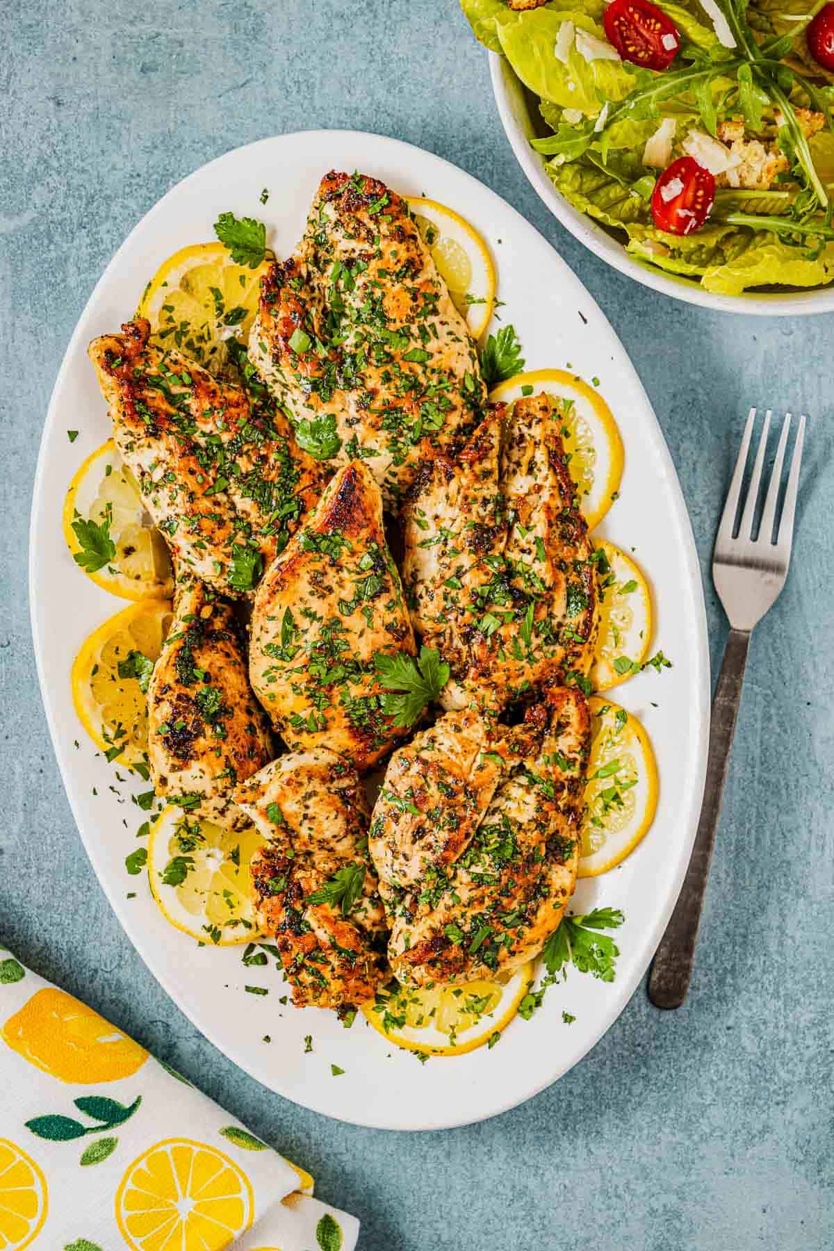5-Ingredient Lemon Garlic Chicken
