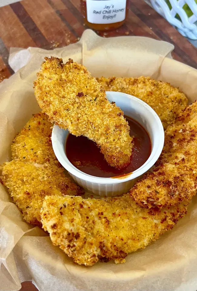 Air Fryer Chicken Tenders - Only 3 Ingredients!
