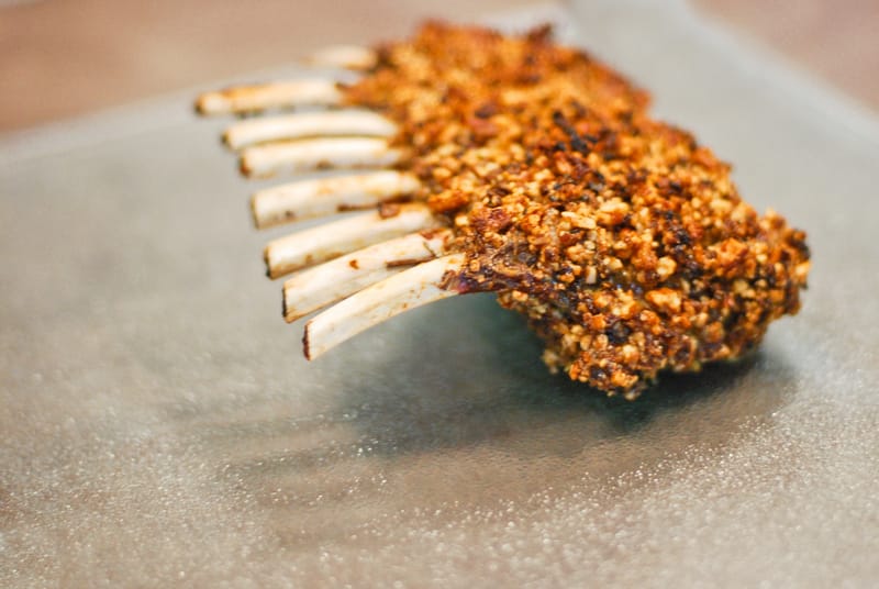 Arkansas: Pecan-Crusted Rack of Lamb